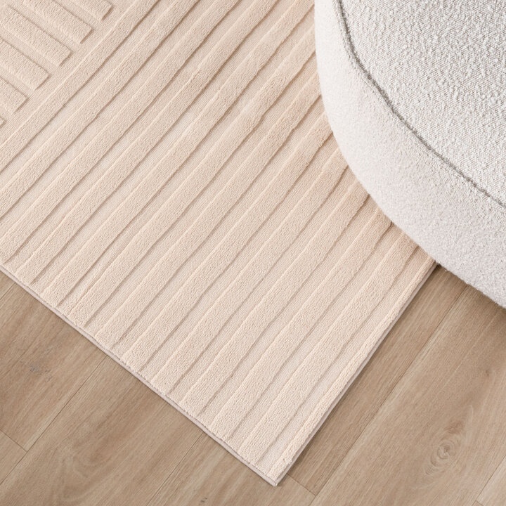 Dywan skandynawski - Charm Curves Beżowy - 2