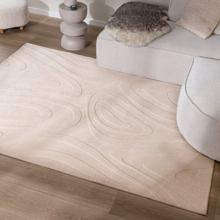 Dywan skandynawski - Charm Shapes Beżowy