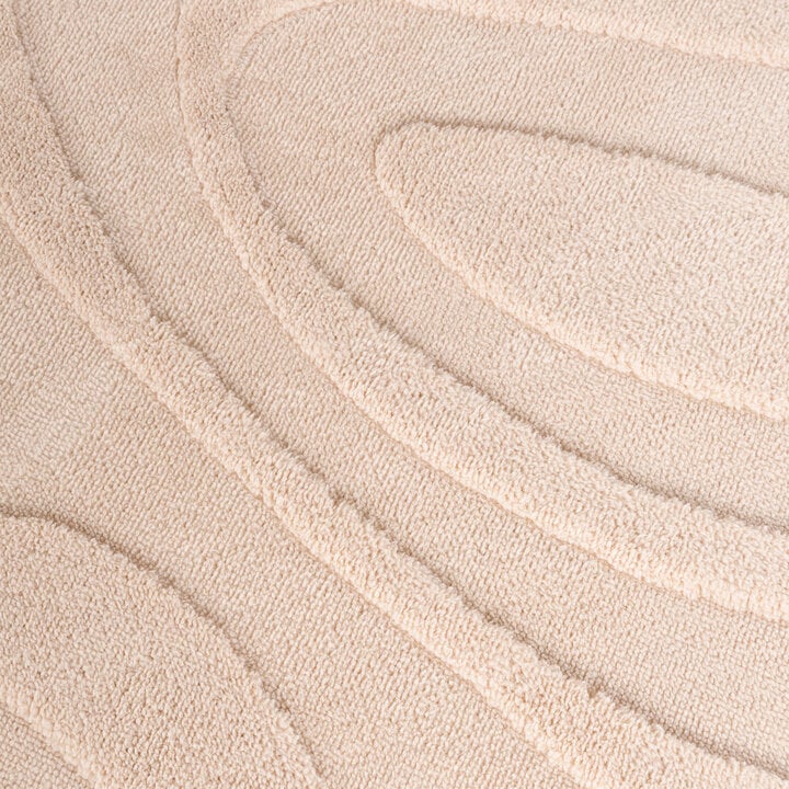 Dywan okrągły skandynawski - Charm Shapes Beżowy - 3