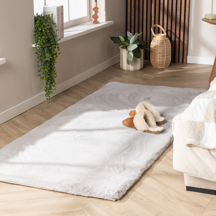 Chodniki dywanowe z długim włosiem - Comfy Supreme Szary