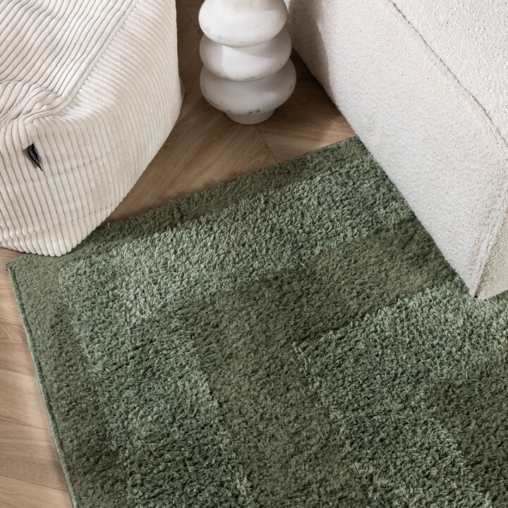 Dywan skandynawski – Lova Border Zielony - 3