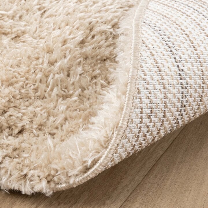 Owalny dywan Shaggy - Blaze Beżowy - 7